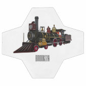 Illustration de la locomotive à vapeur (Plat)