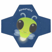 Illustration de la luciole vert mou (Plat)