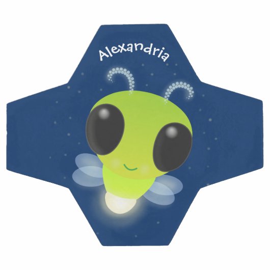 Illustration de la luciole vert mou (Plat)