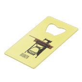 Illustration de la machine à coudre (Devant Angle)