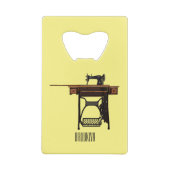 Illustration de la machine à coudre (Dos)