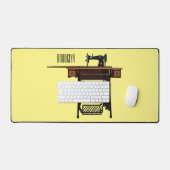 Illustration de la machine à coudre (Clavier et souris)