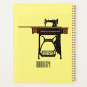 Illustration de la machine à coudre (Dos)