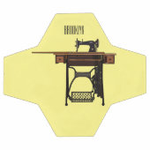 Illustration de la machine à coudre (Plat)
