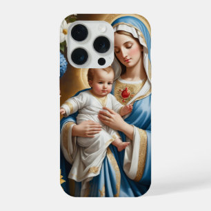 Illustration de la mère Marie et de l'enfant Jésus