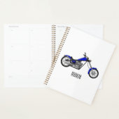 Illustration de la moto à hélico (Devant avec enveloppe)