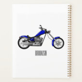 Illustration de la moto à hélico (Dos)