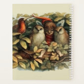 Illustration de la nature des hiboux et des fées e (Dos)