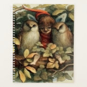 Illustration de la nature des hiboux et des fées e (Devant)