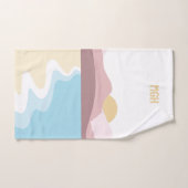 Illustration de la nature du monogramme personnali (Serviette à main)