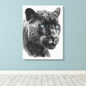 Illustration de la Panthère Noire - Toile de dessi (Insitu (Plancher de Bois))