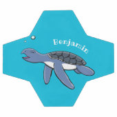 Illustration de la petite tortue de mer (Plat)