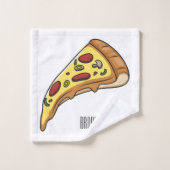 Illustration de la pizza (Gant de toilette)