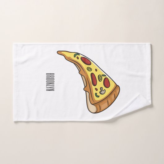 Illustration de la pizza (Serviette à main)