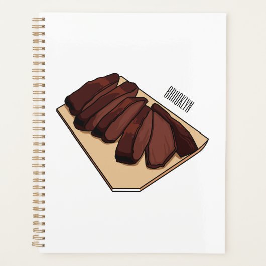 Illustration de la poitrine de boeuf (Devant)