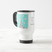 Illustration de la tour Eiffel tasses de texte per (Devant gauche)