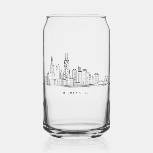 Illustration de la ville de Chicago IL (Recto)