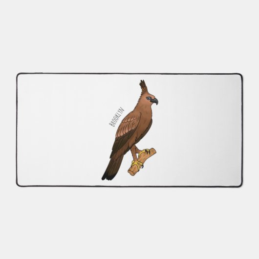 Illustration de l'aigle à faucon de Javan (Recto)