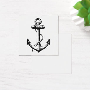 Illustration de l'Ancre nautique vintage