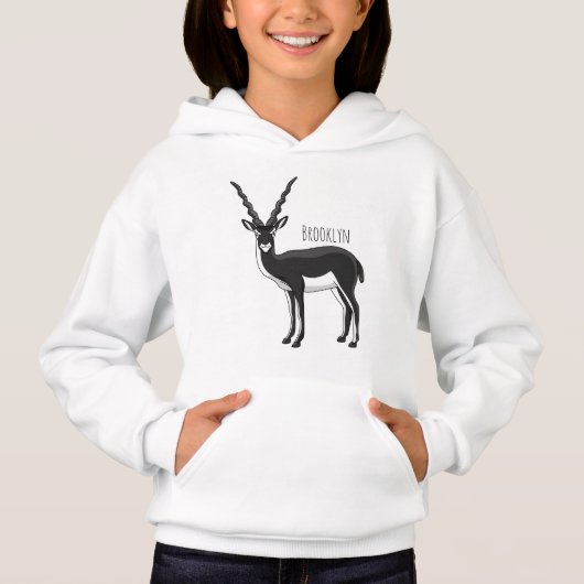 Illustration de l'antilope Blackbuck (Devant)