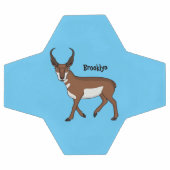Illustration de l'antilope Pronghorn (Plat)