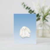 Illustration de lapin mignon - Carte postale (Debout devant)