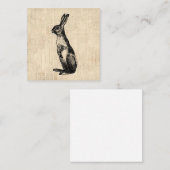 Illustration de lapin vintage vieux modèle lapin (Devant / Derrière)