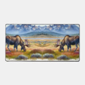 Illustration de l'aquarelle d'orignal Denali Alask (Recto)