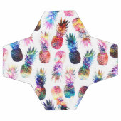 Illustration de l'aquarelle et des ananas nébuleux (Plat)