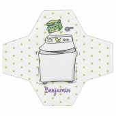 Illustration de lave-linge mignonne (Plat)