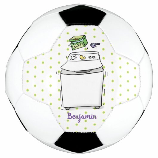 Illustration de lave-linge mignonne (Devant)