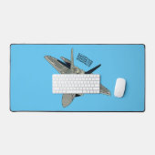 Illustration de l'avion de chasse (Clavier et souris)