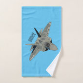 Illustration de l'avion de chasse (Serviette à main)