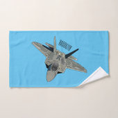 Illustration de l'avion de chasse (Serviette à main)