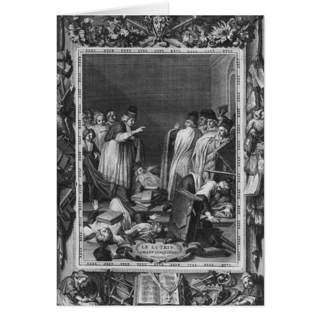 Illustration de "Le Lutrin" par Nicolas (Devant)