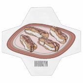 Illustration de l'éclair de chocolat (Plat)