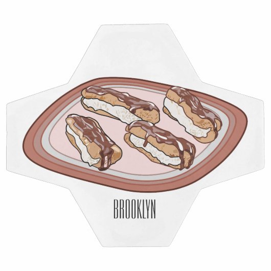 Illustration de l'éclair de chocolat (Plat)