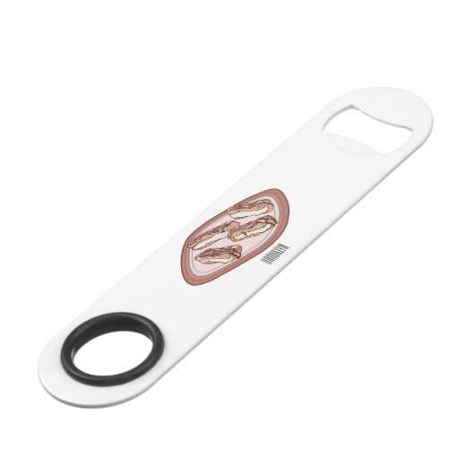 Illustration de l'éclair de chocolat (Dos Angle)