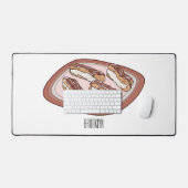 Illustration de l'éclair de chocolat (Clavier et souris)