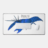 Illustration de l'écrevisse marron bleu (Clavier et souris)