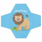 Illustration de l'effervescence de lions heureux (Plat)