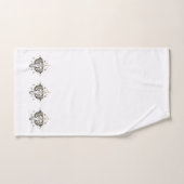 Illustration de l'éléphant tribal (Serviette à main)