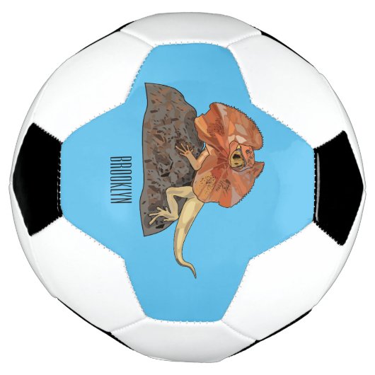 Illustration de lézard à col frisé (Tourné)