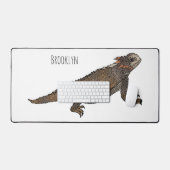 Illustration de lézard à cornes de Regal (Clavier et souris)