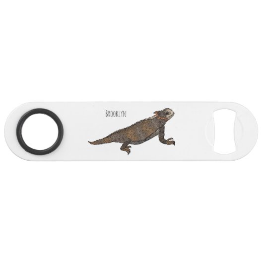 Illustration de lézard à cornes de Regal (Devant (Horizontal))
