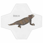 Illustration de lézard à cornes de Regal (Plat)