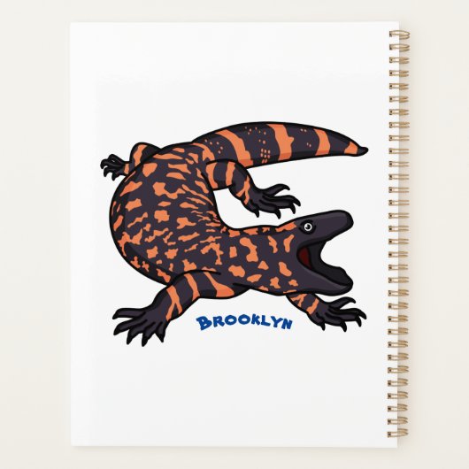 Illustration de lézard géant affamé (Dos)