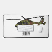 Illustration de l'hélicoptère de l'armée (Clavier et souris)