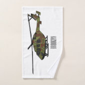 Illustration de l'hélicoptère de l'armée (Serviette à main)