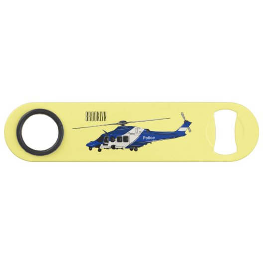 Illustration de l'hélicoptère de police (Devant (Horizontal))